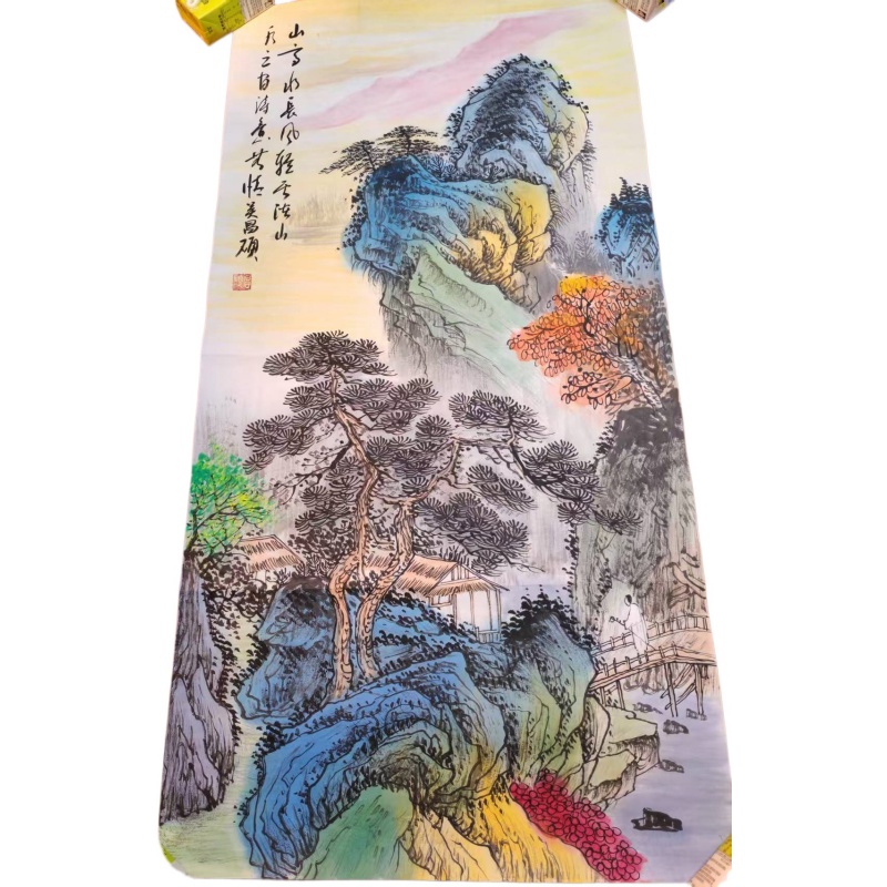 吴昌硕山水国画AK1532