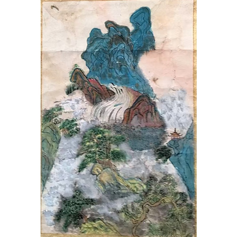 清山绿水轴AB4994
