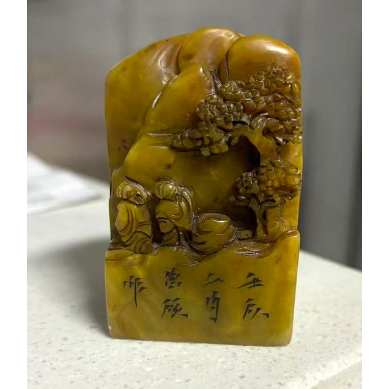寿山石瑞兽印章AB4988