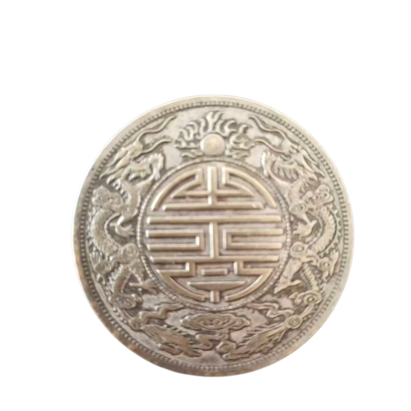 广东双龙寿字壹两银币AC1371