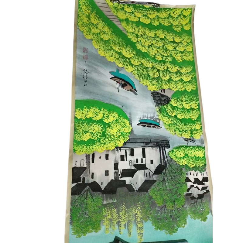 吴冠中江南春色AK1593