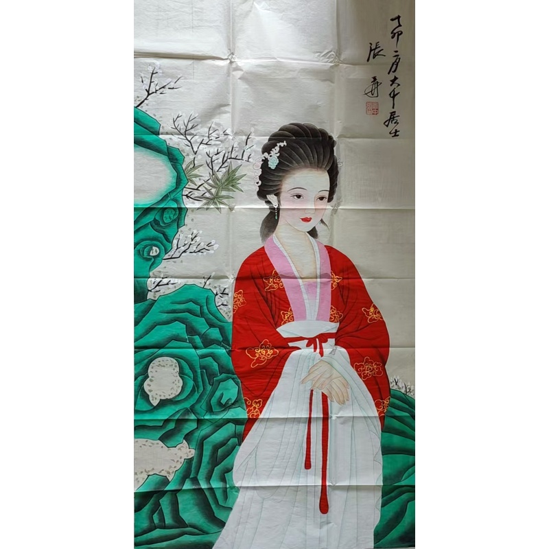张大千仕女AD9550