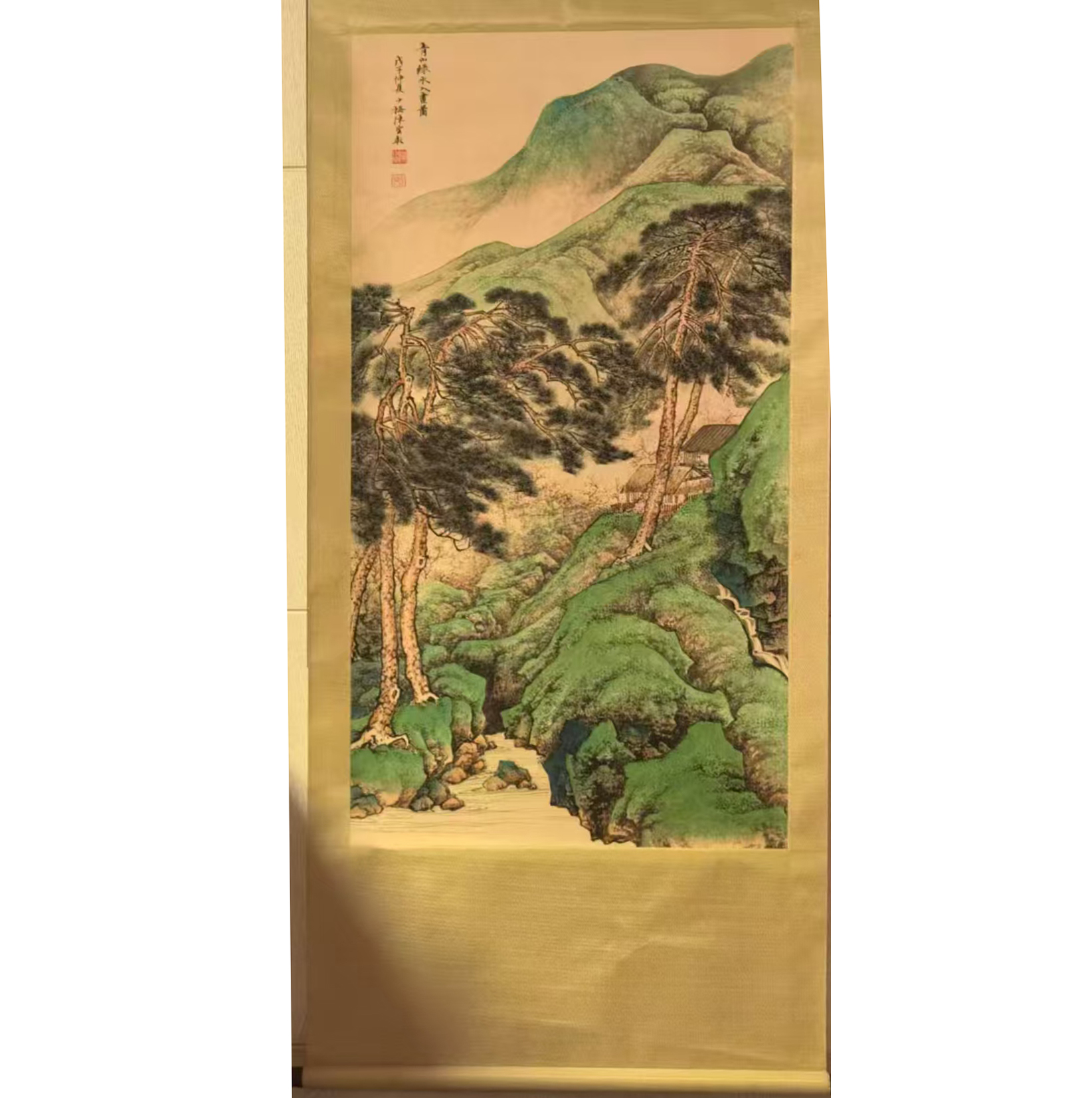 陈少梅 青绿山水AD2353