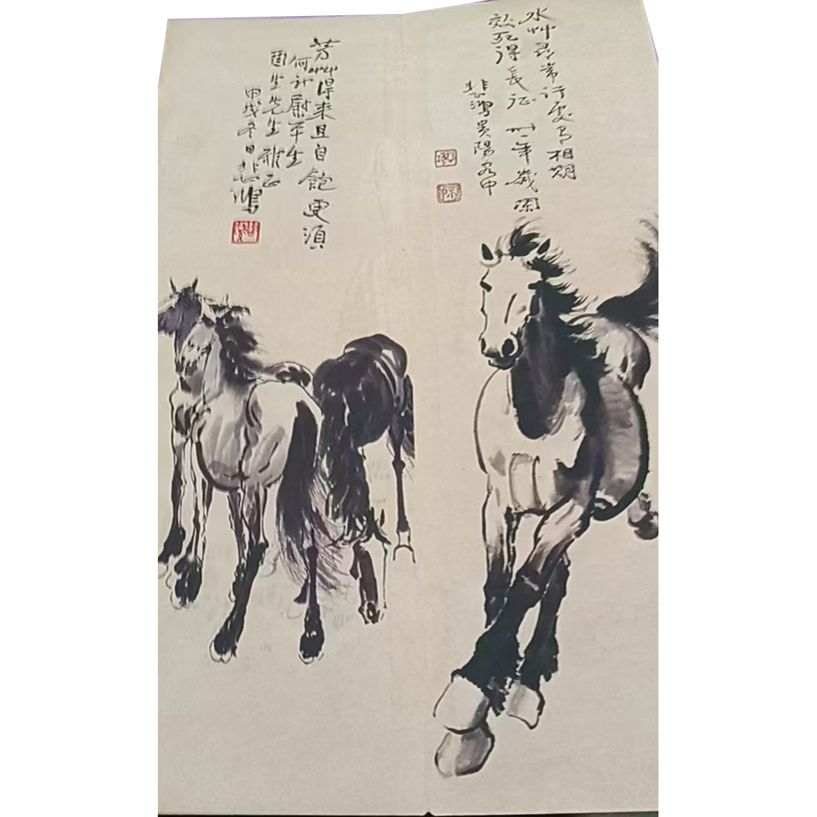 徐悲鸿奔马图 册页AD9608