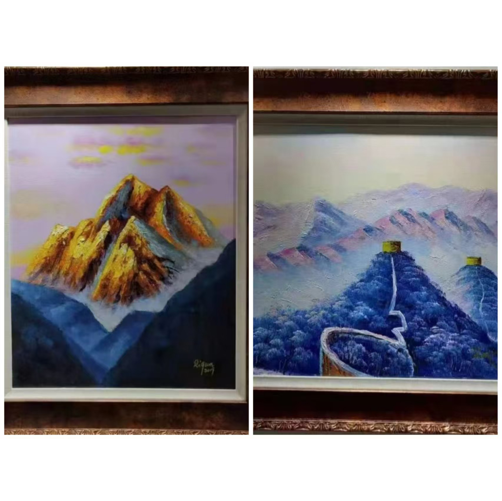 覃日群  金山银山油画AD2350