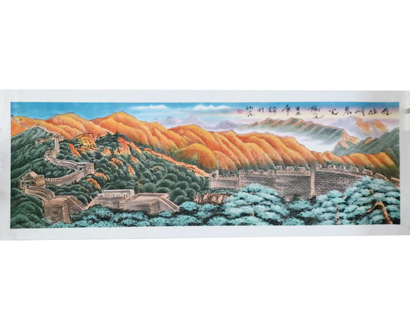 阳小毛   金山岭晨光盛景图AD2347