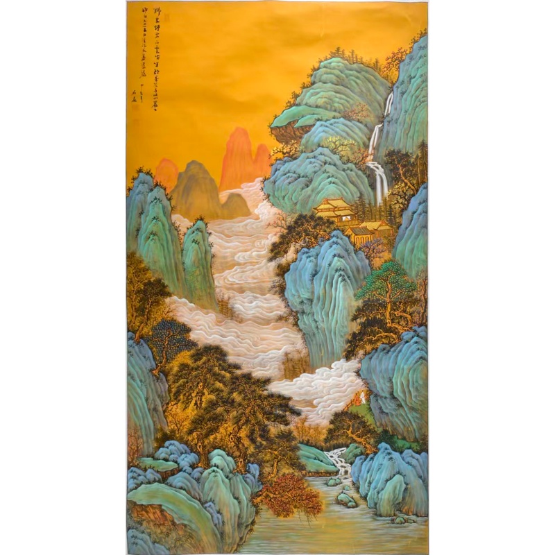石磊 重彩山水AE2252