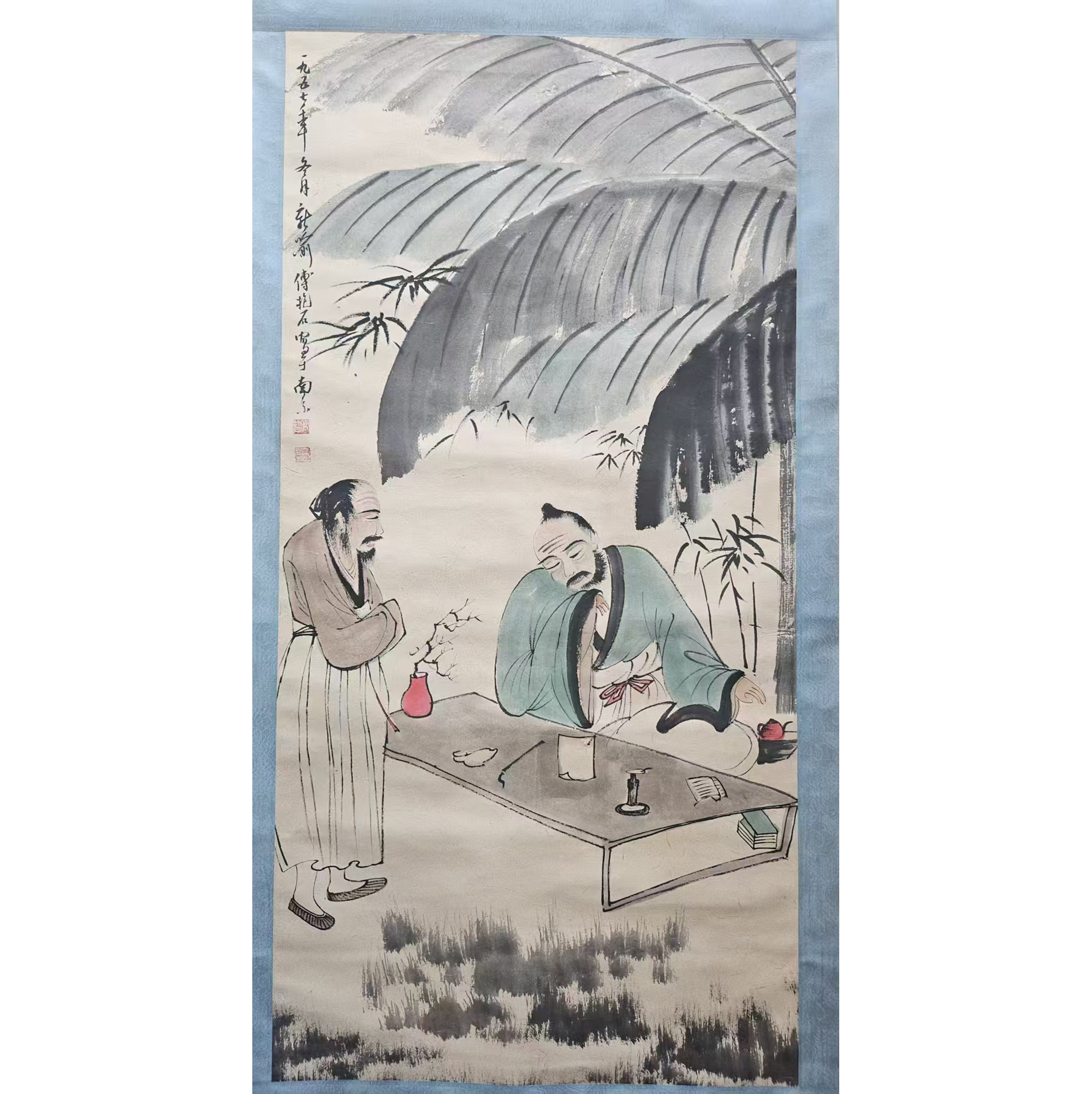 傅抱石《人物》1957年AD2397