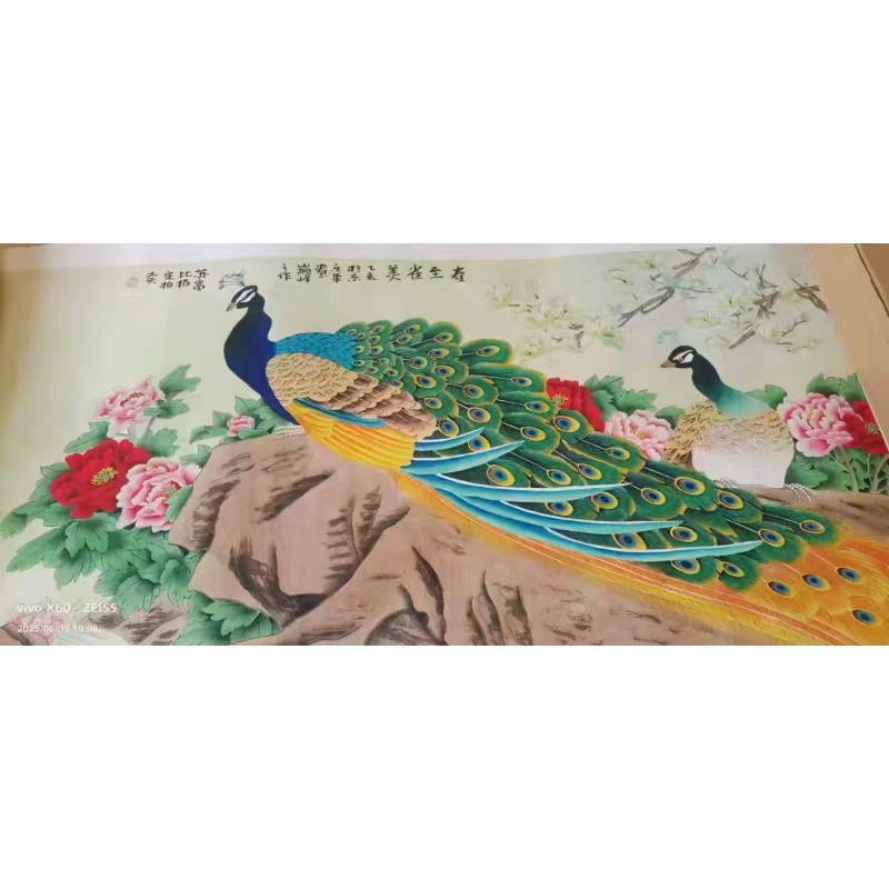 春至雀美（富贵孔雀牡丹图）AB02075