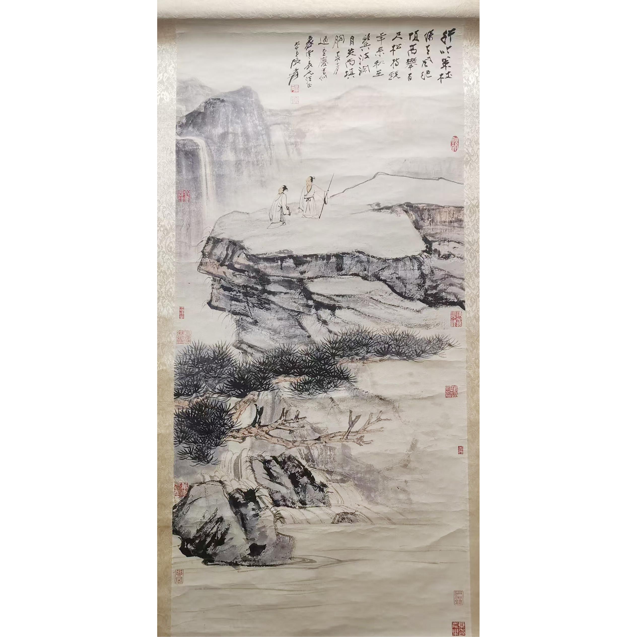 张大千山水人物AD9694