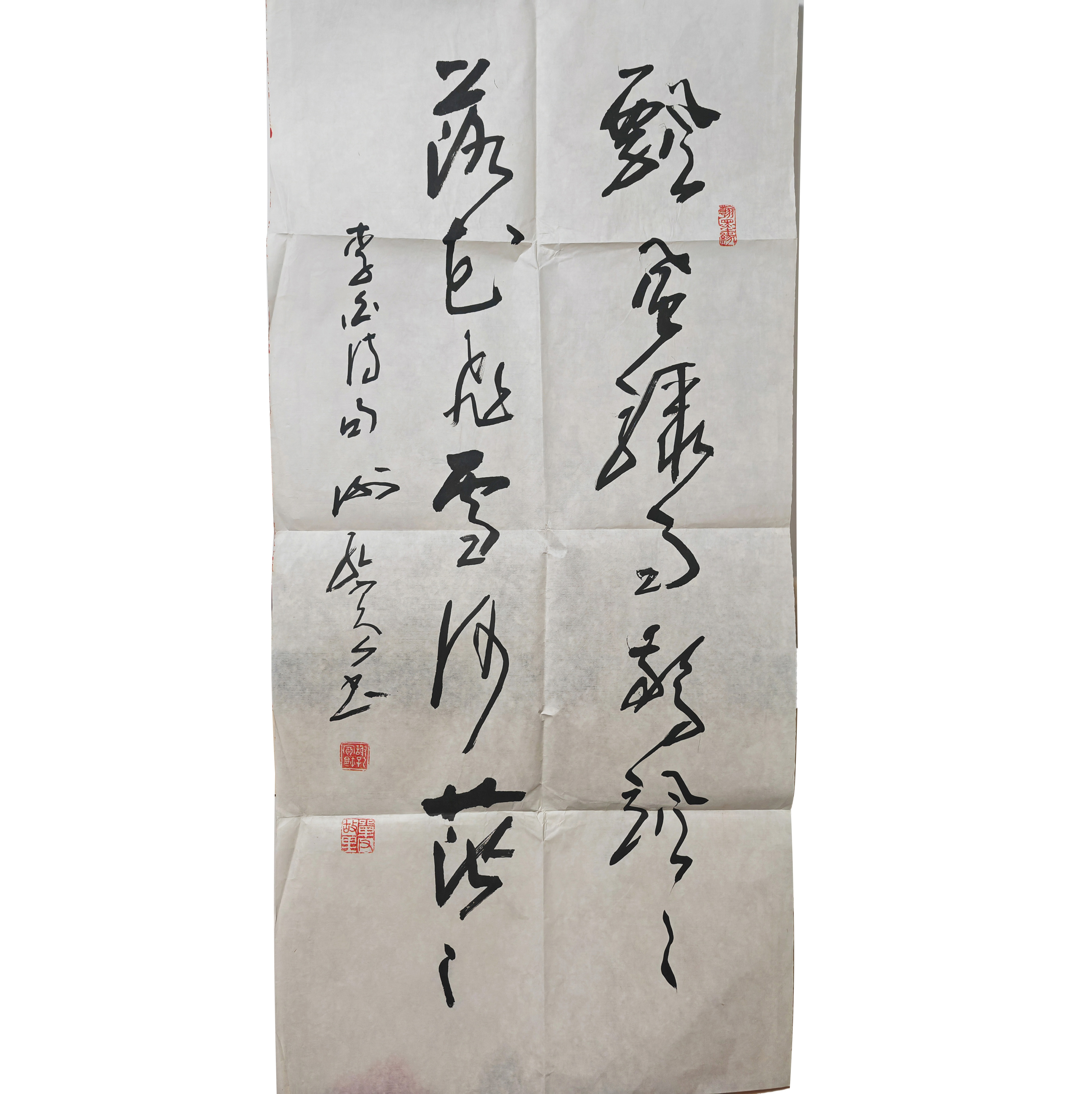 谢孔宾作品&ldquo;飘风骤雨惊飒飒， 落花飞雪何茫茫&mdash;李白&rdquo;AD9707