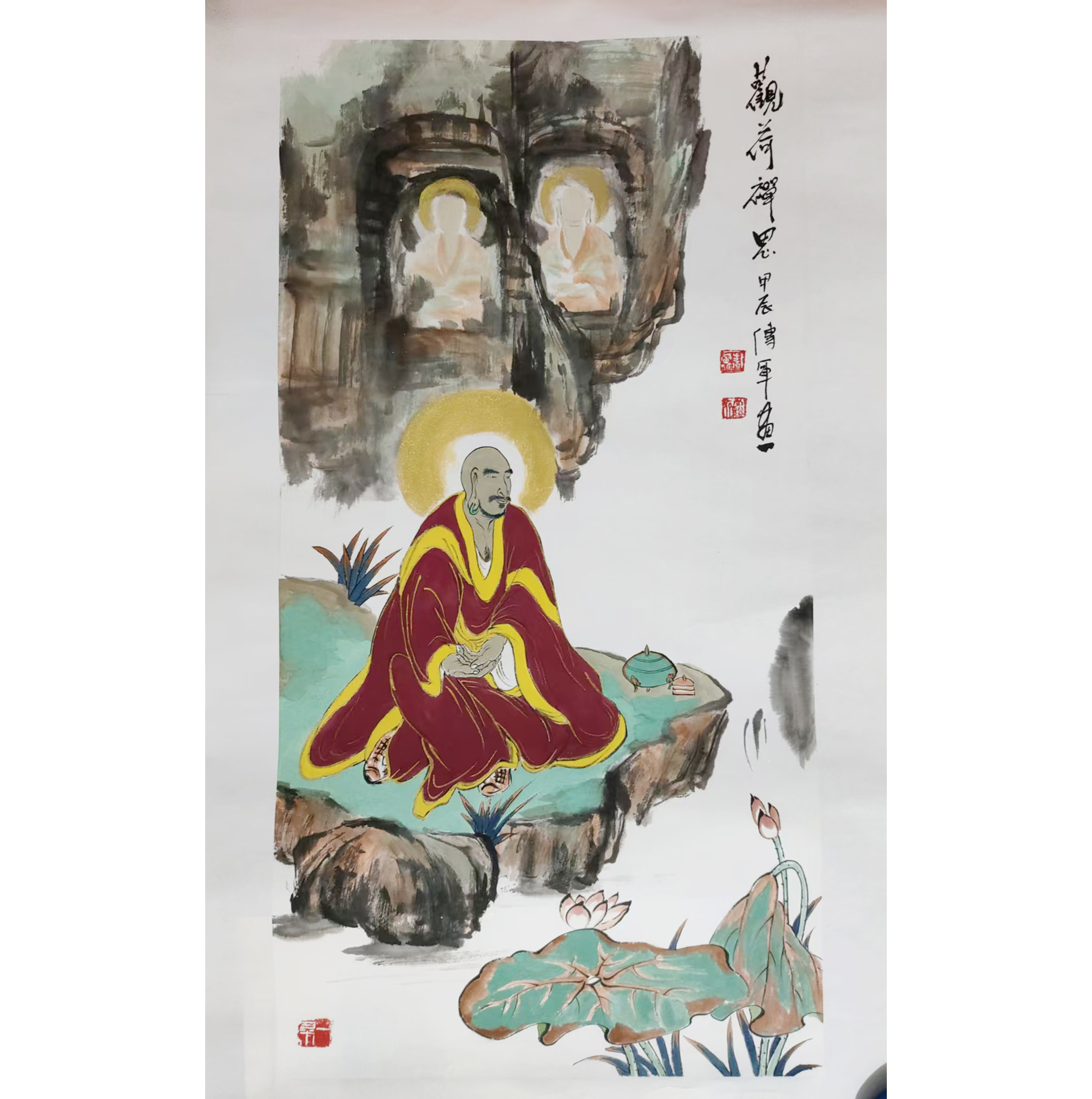 方传军  观荷禅思AD2433