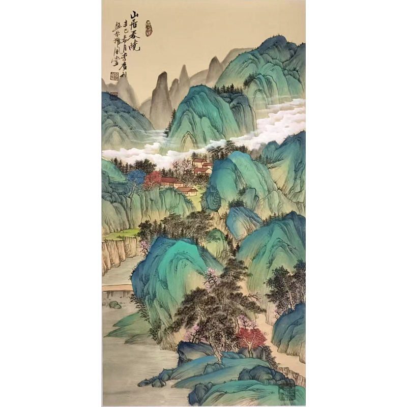 李广利 山居春晓AH0814