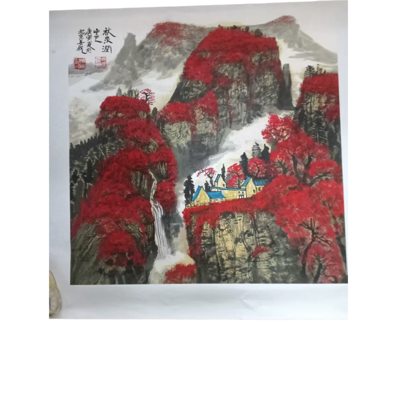 姜锐秋泉润山色AC0810