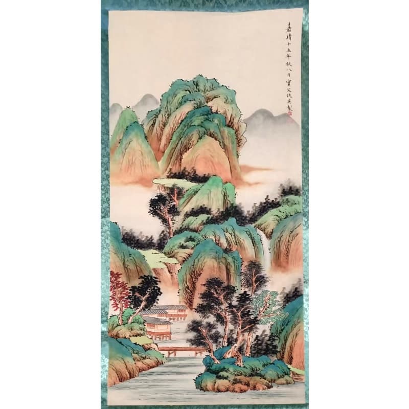 青山飞瀑AB02114