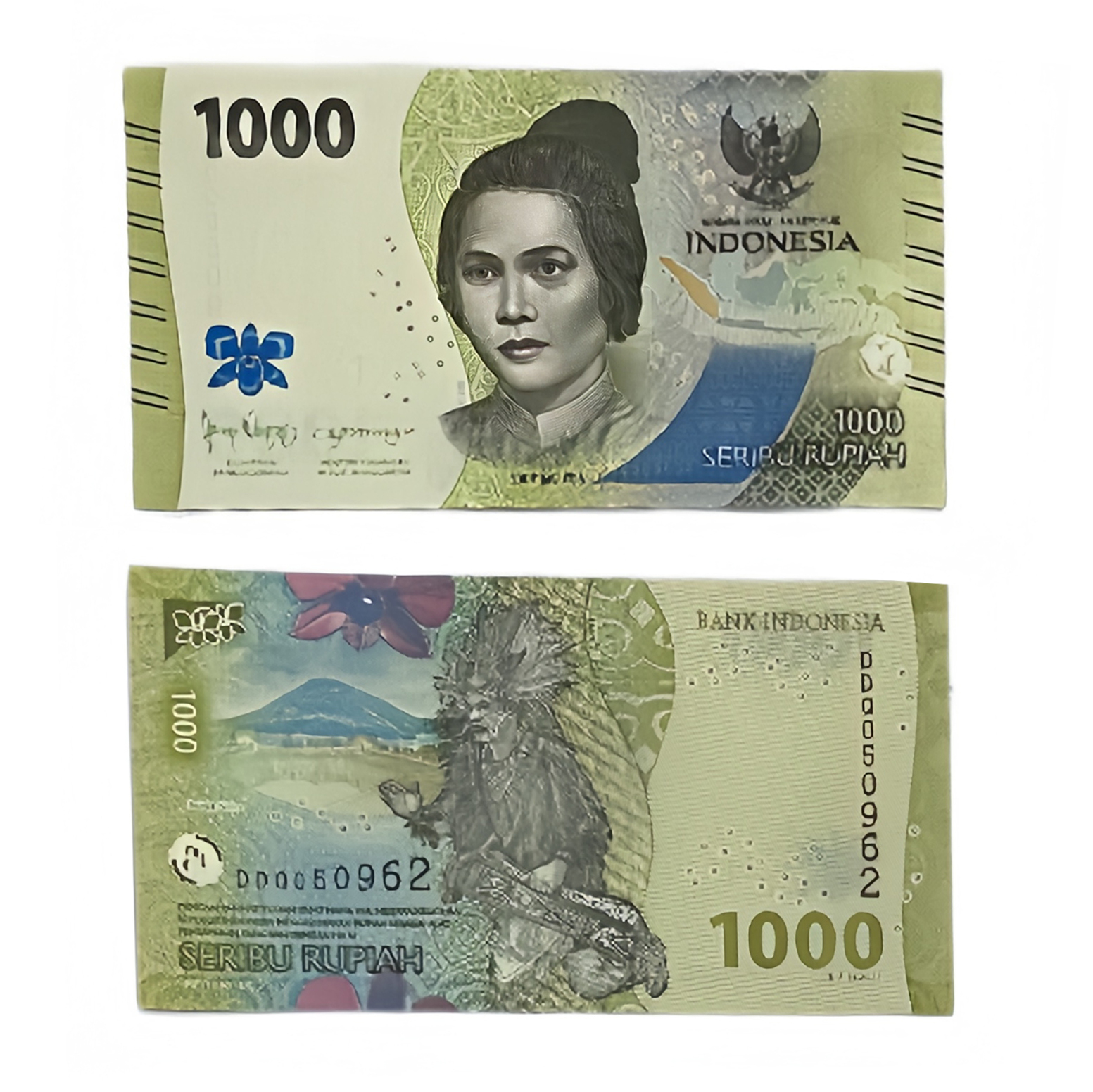 （保真）印度尼西亚 1000 印尼盾（Rupiah）纸币  YB003