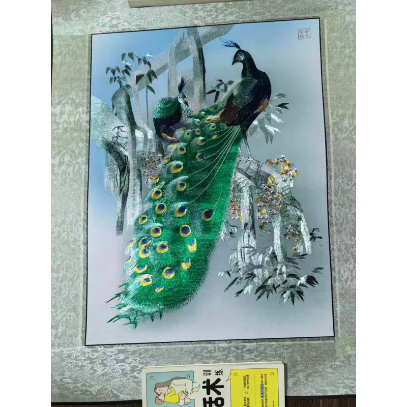 苏绣孔雀献瑞AC6466