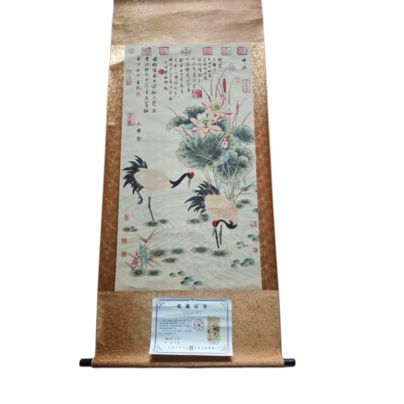荷塘双鹤图AC6512
