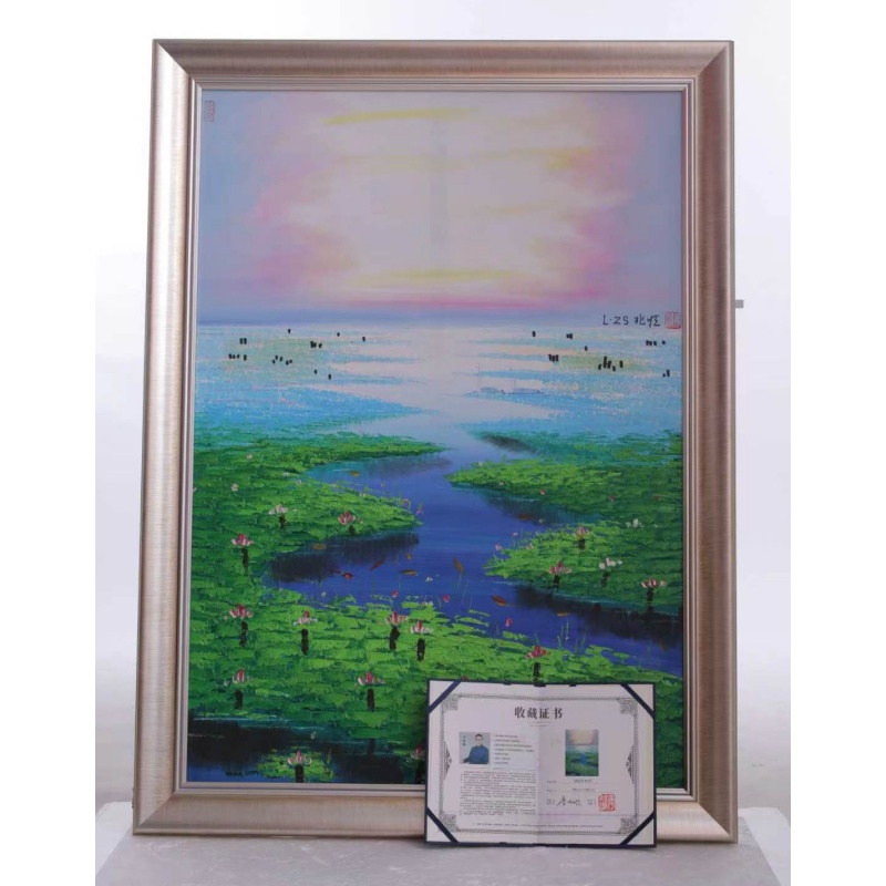 《荷花生水中》AB02176