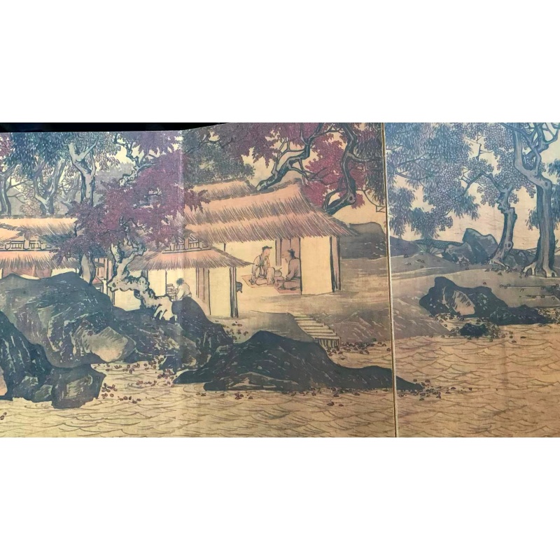 唐伯虎山水画册AE2507