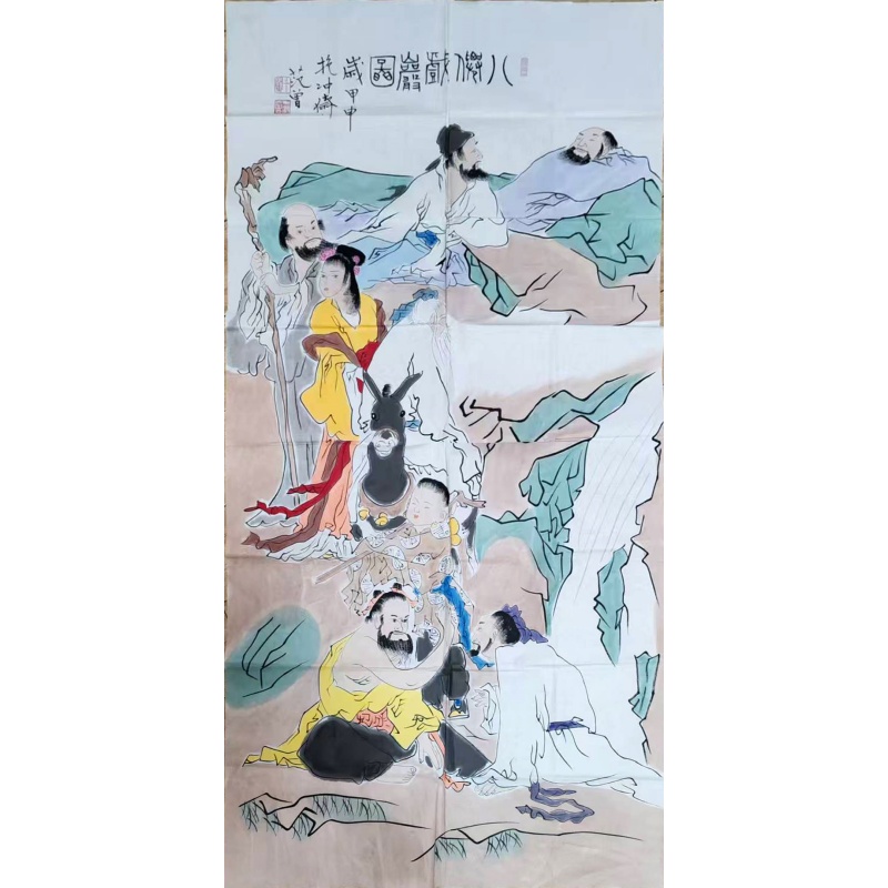八仙献寿图AH0856