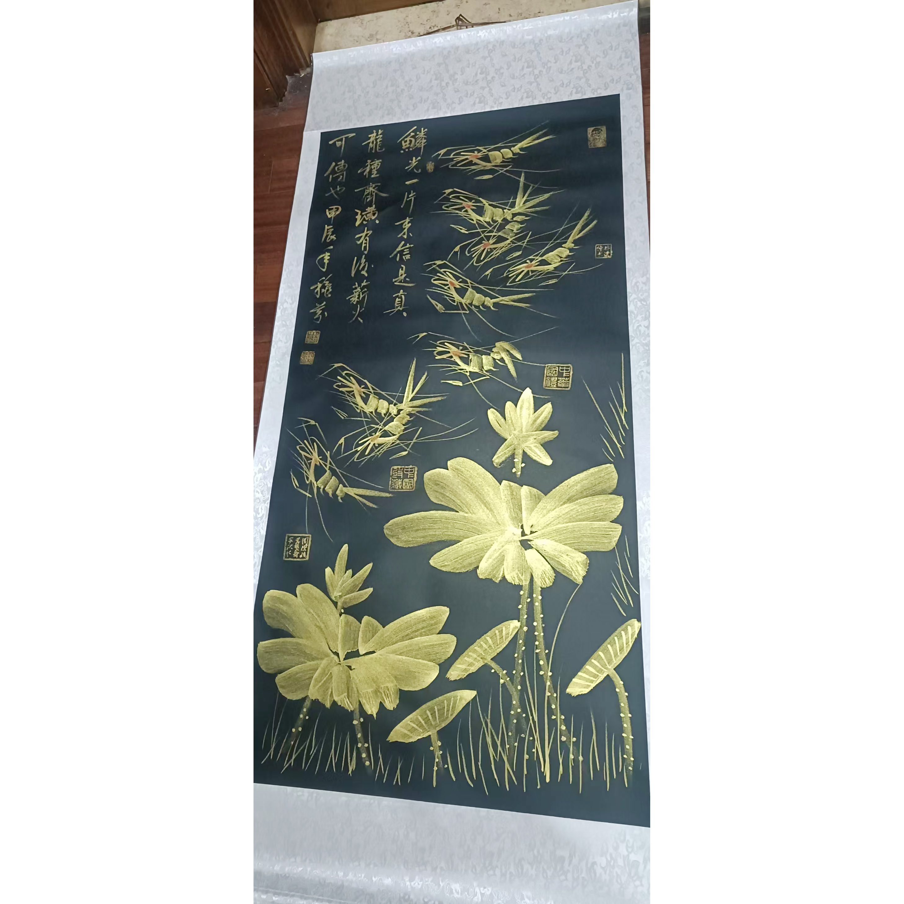 赵秋芬 金虾图AD2507