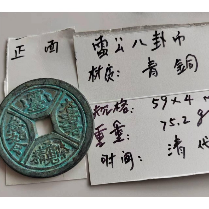 清代雷公八卦币AB04093