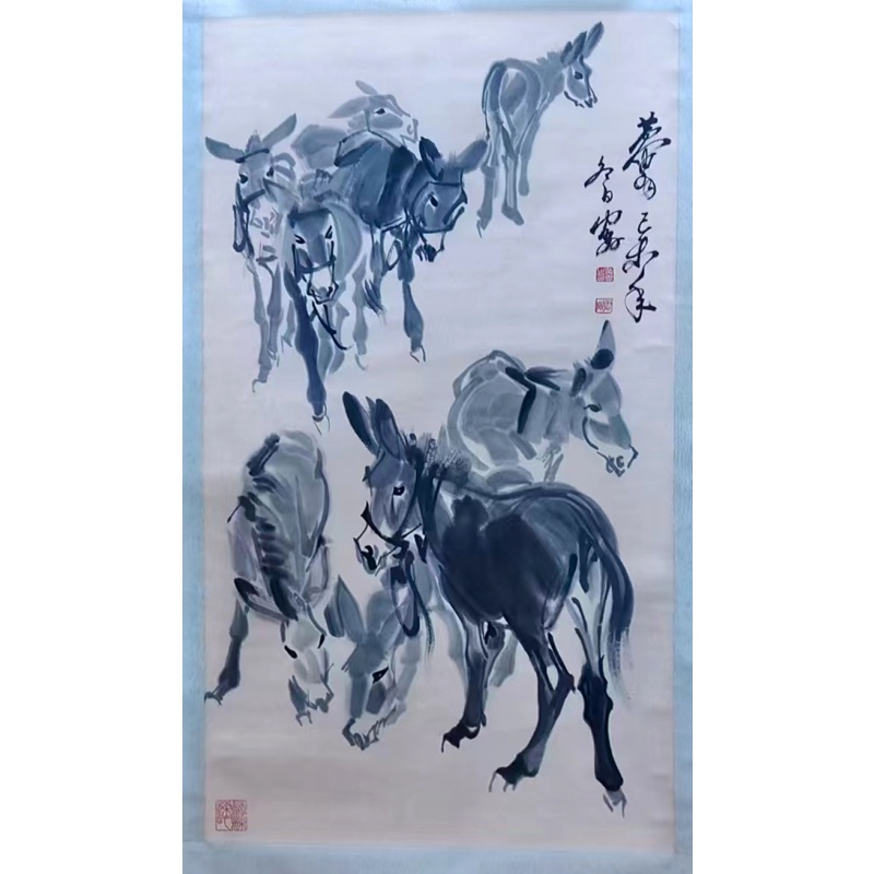 黄胄《群驴图》AB02199