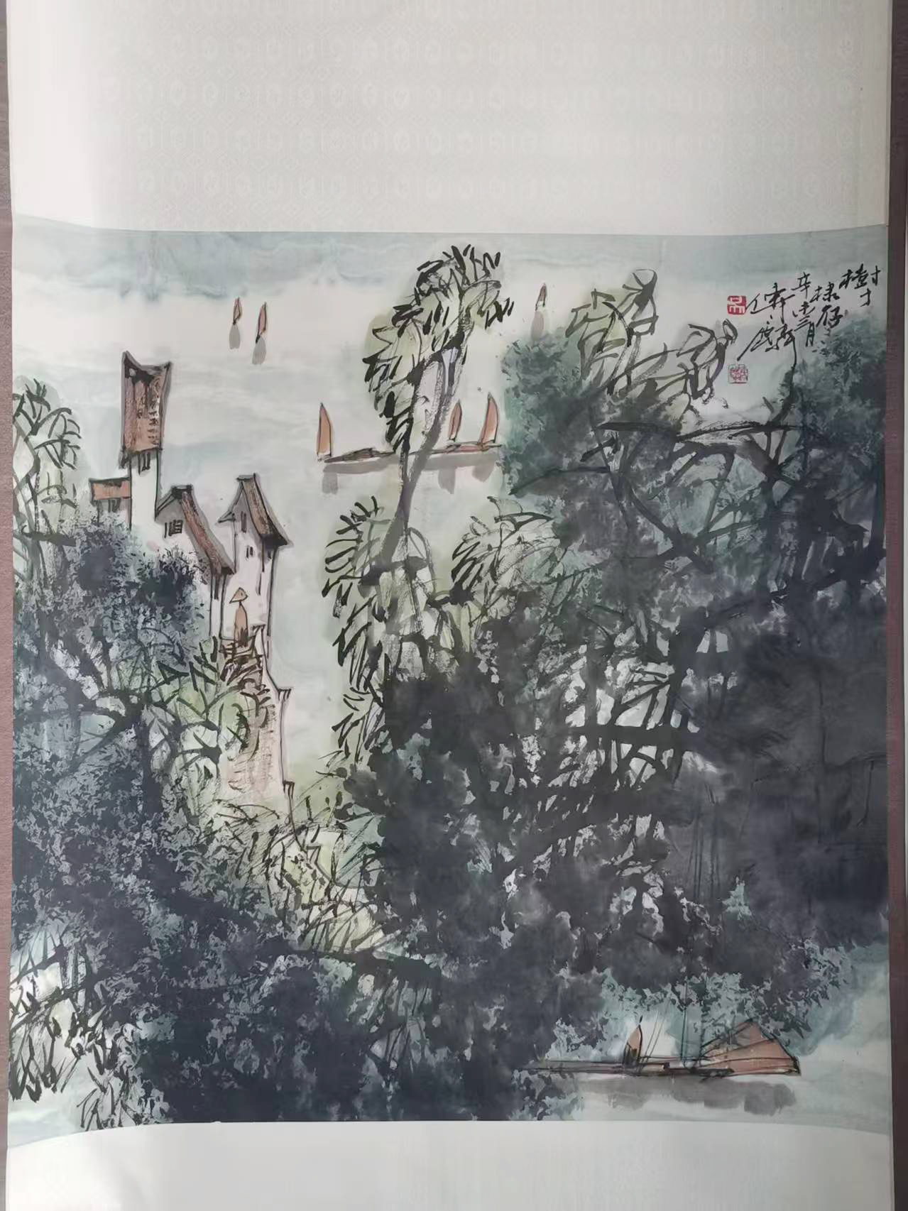 吴传麟《山水》AD10052