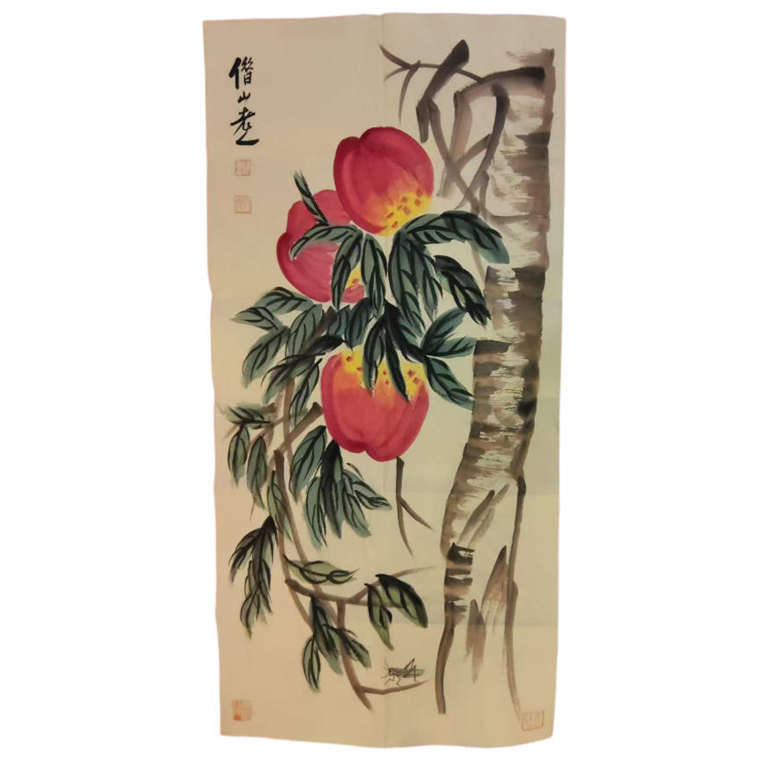 齐白石  寿桃AD10060
