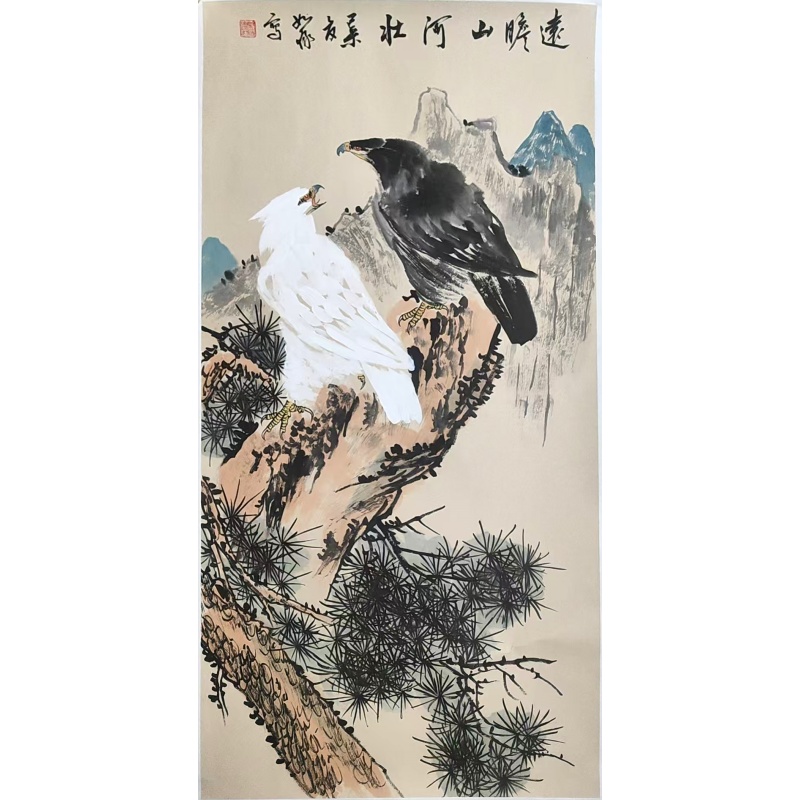 双鹰图（崔如琢）AB02240