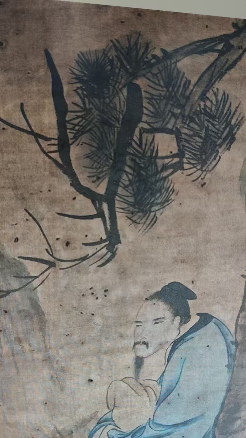 傅抱石松下高士人物画AB6076