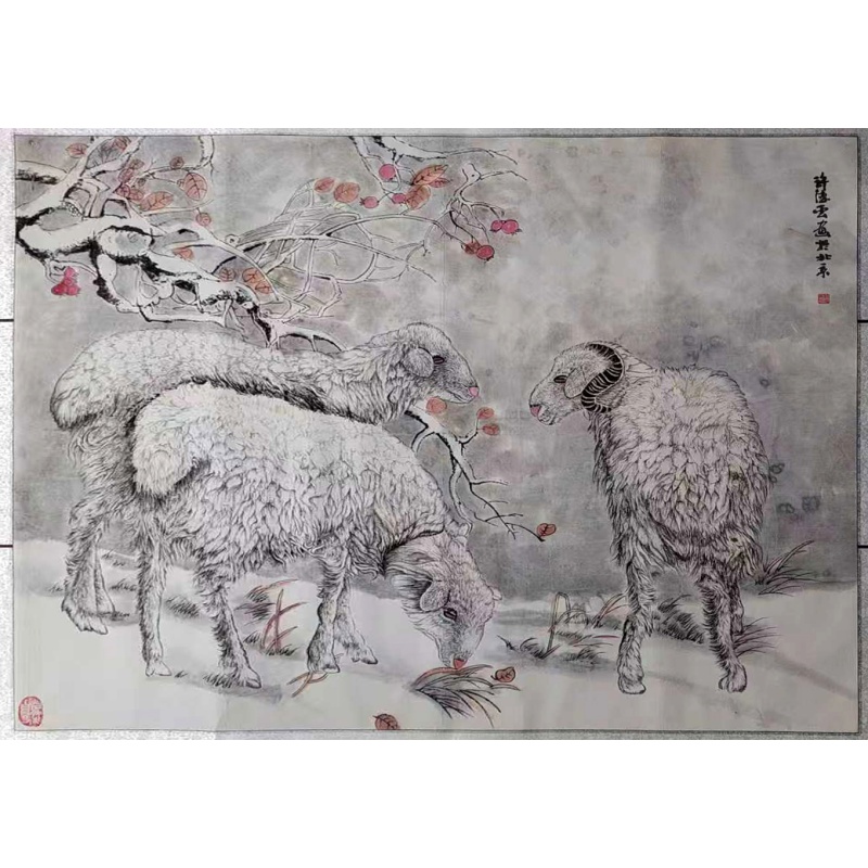 三羊国画AB02268