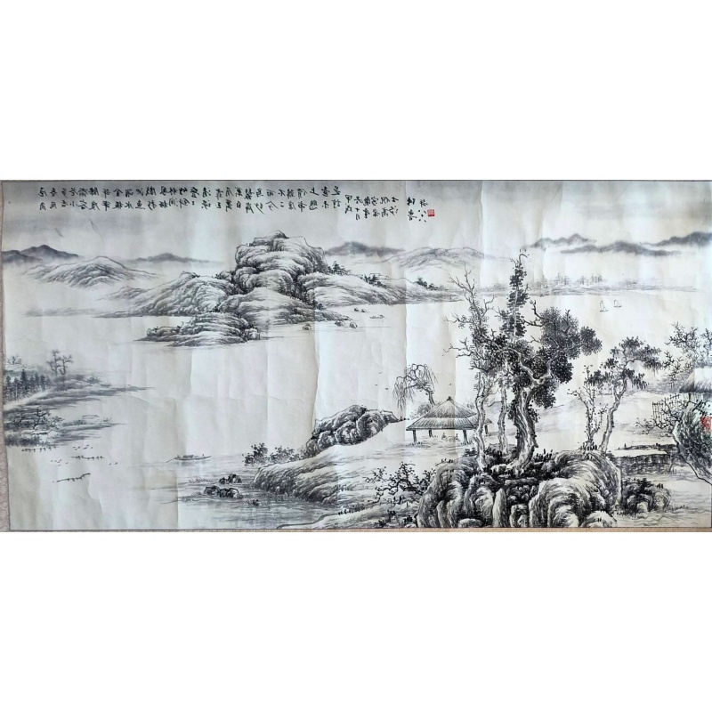 张鲁山水画AB6149