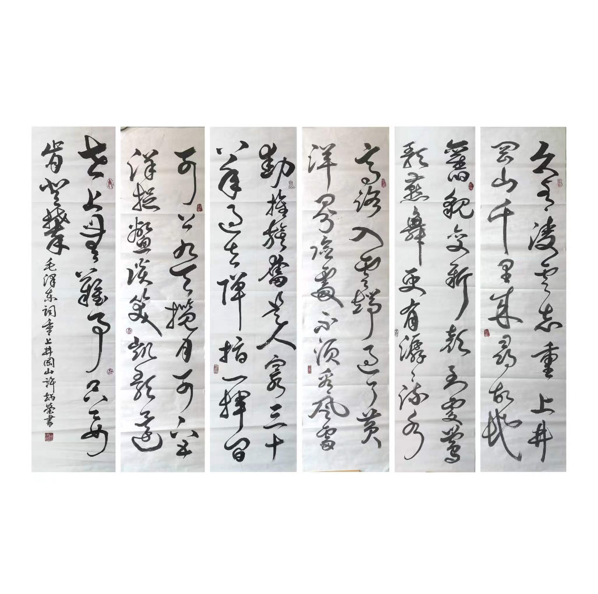 许炳荣书法重上井冈山AB02285