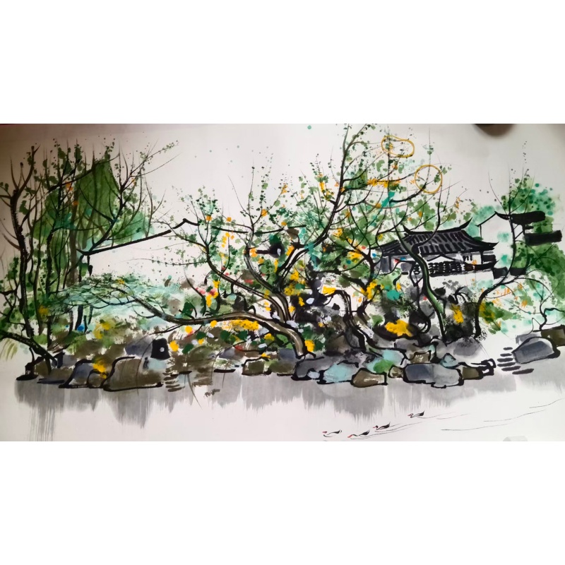 水乡春景AC0563