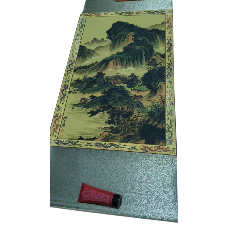 张大千青绿山水AC6783