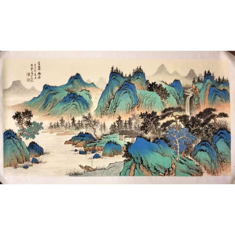 青山幽居图AG2448