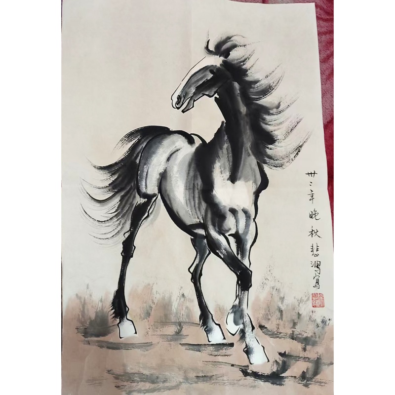 徐悲鸿单马图AB02326