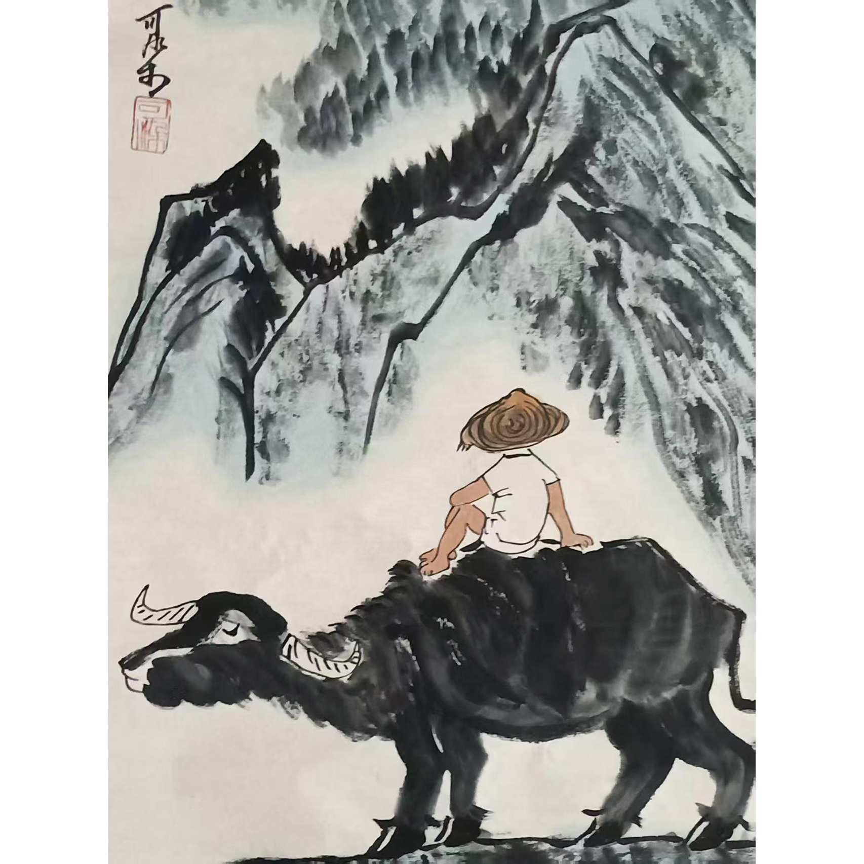 李可染牧牛图AD10154