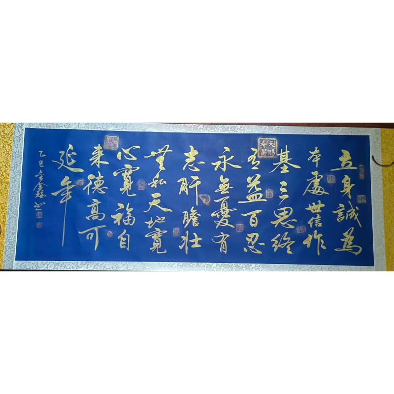 巴金鑫书法《立身诚为本》AD0272