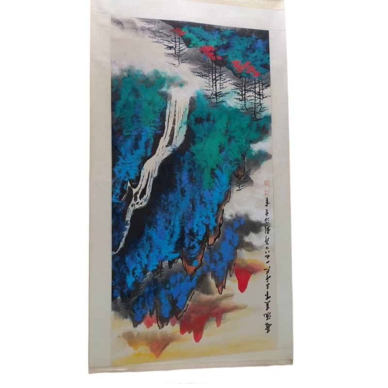 泼彩山水AB6463