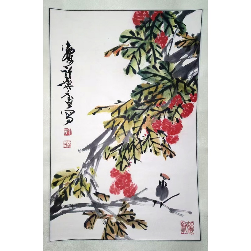 荔枝小鸟图AK0747