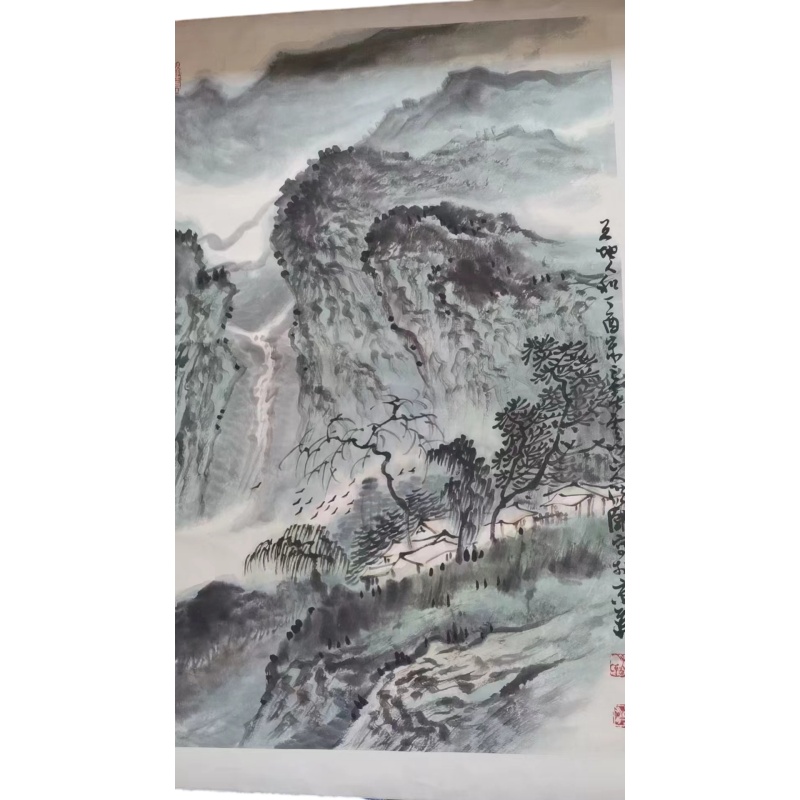 水墨山水国画AB02375