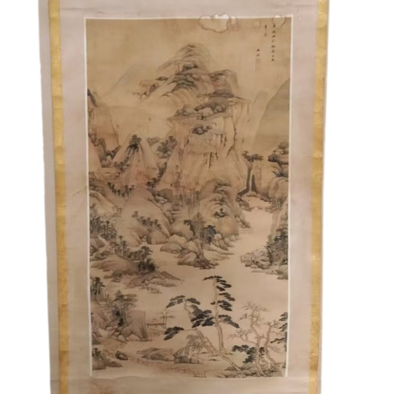 水墨山水立轴AB02373