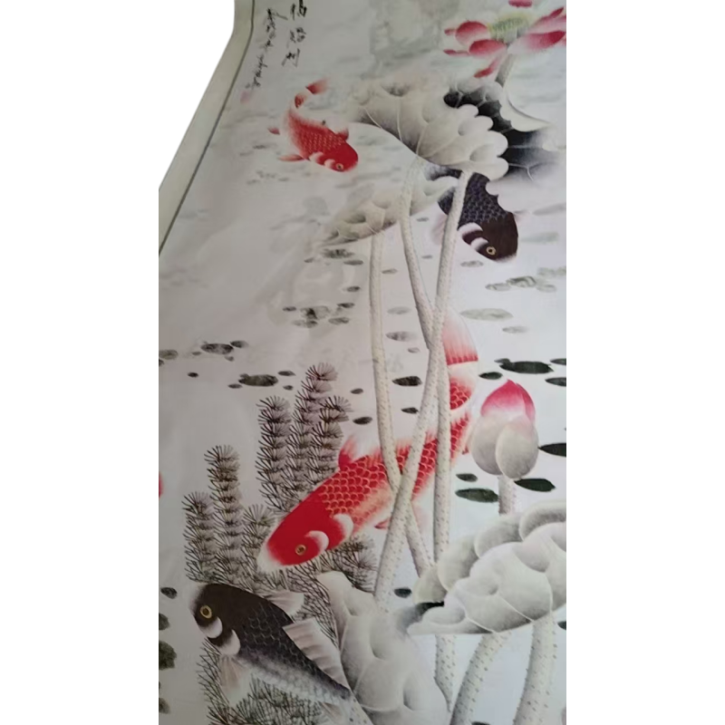 荷花九鱼图AC1101