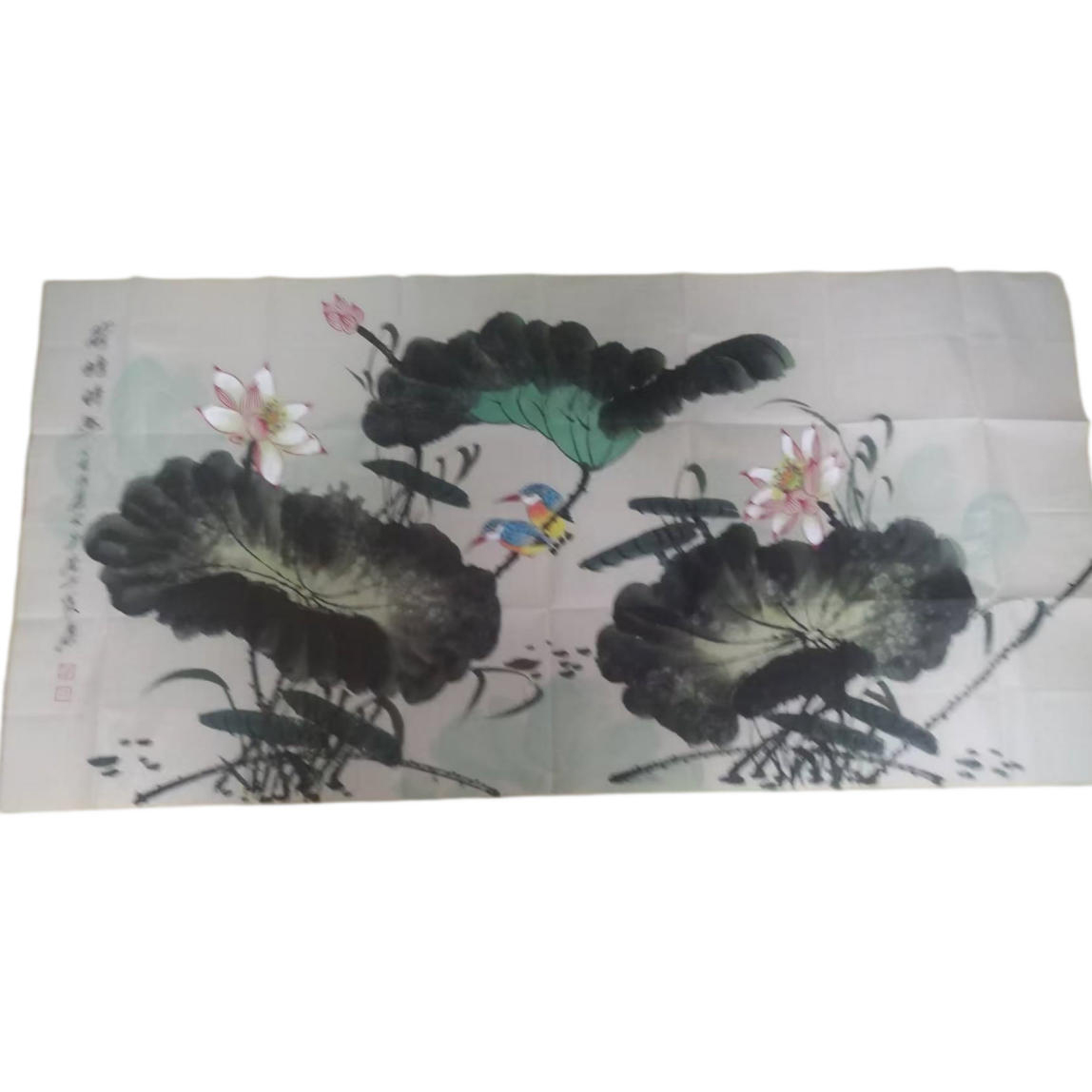 齐白石  荷塘虾趣AD2693