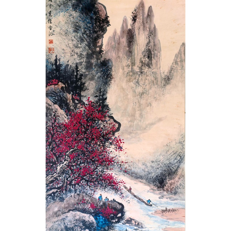 黎雄才、孙克维 山水画AG2678