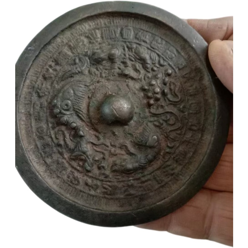 唐代海兽葡萄纹铜镜AK1981
