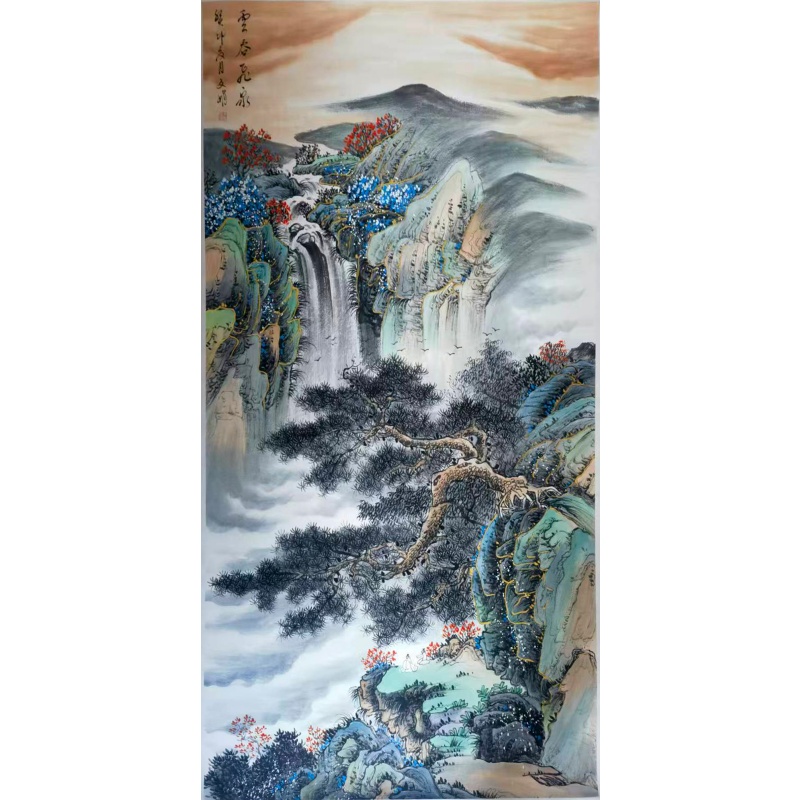 文娟《云谷飞泉》AE3067